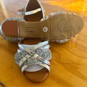 Ladies ballroom dance shoes. Only worn 3 times in dance studio.